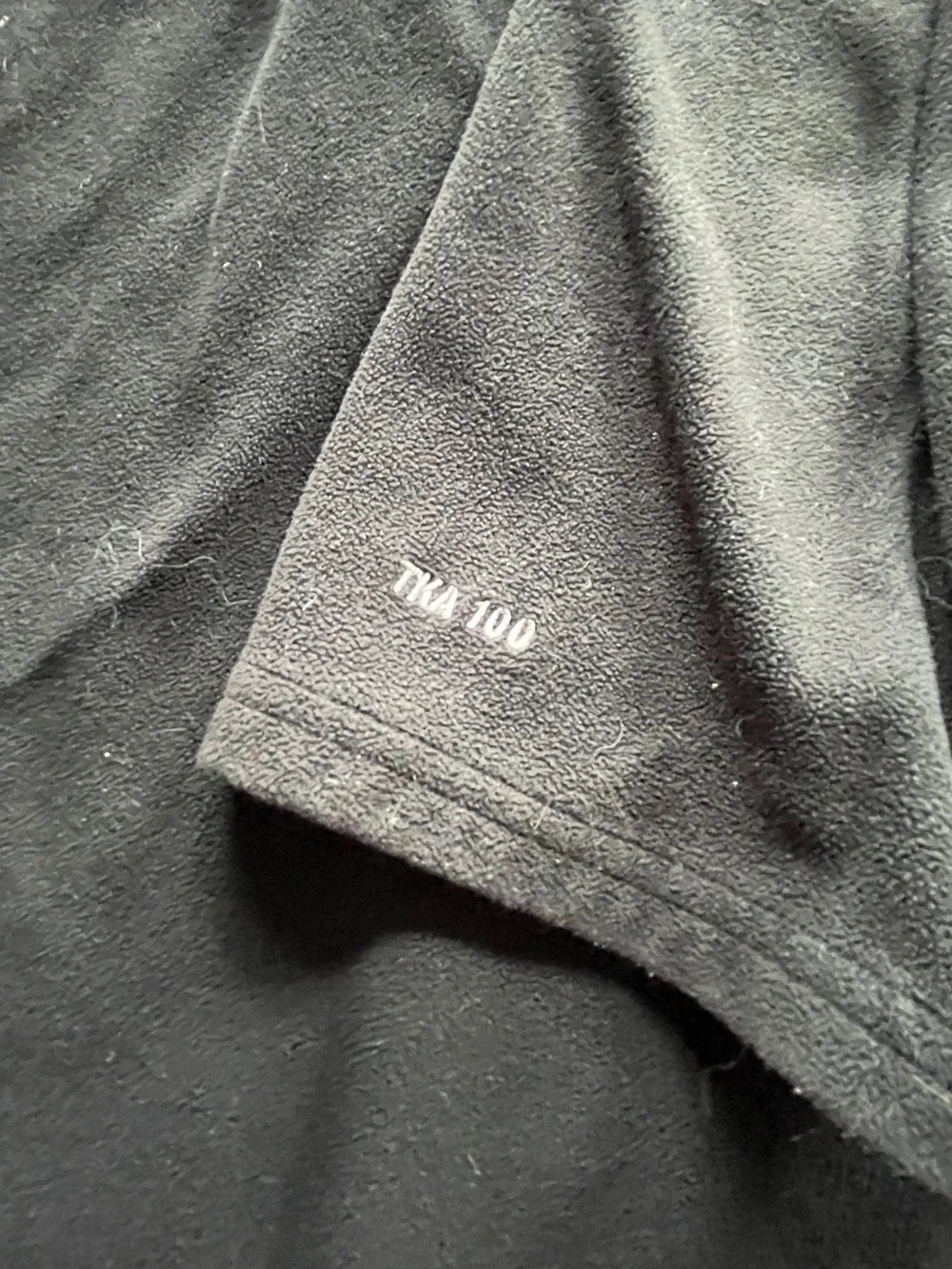 The North Face Black Half-Zip Fleece with Embroidered Logo